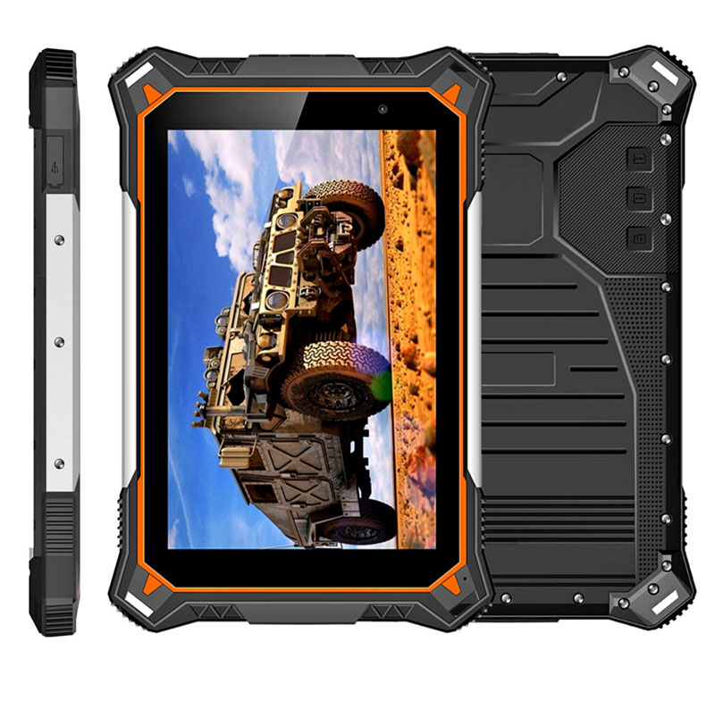 Cheapest 8 inch Android 8.1 2G+32G Rugged Tablet PC 10000mAh battery Industrial Tablets IP68 Waterproof Shockproof Tablets